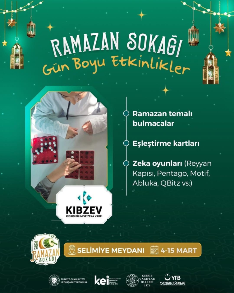 KKTC'de 'Ramazan Sokağı' kapılarını açıyor